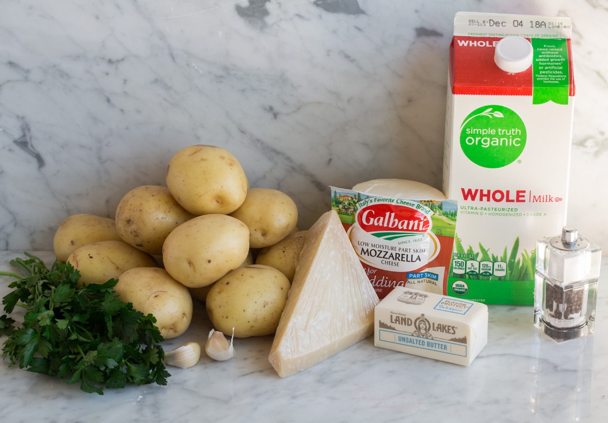Baked Mashed Potatoes with Parmesan