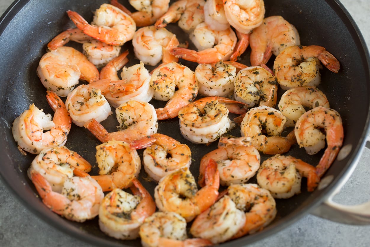 Creamy Parmesan Spinach Shrimp