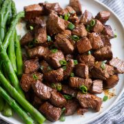 Honey Garlic Steak Bites