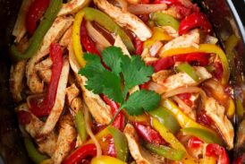 Crockpot Chicken Fajitas