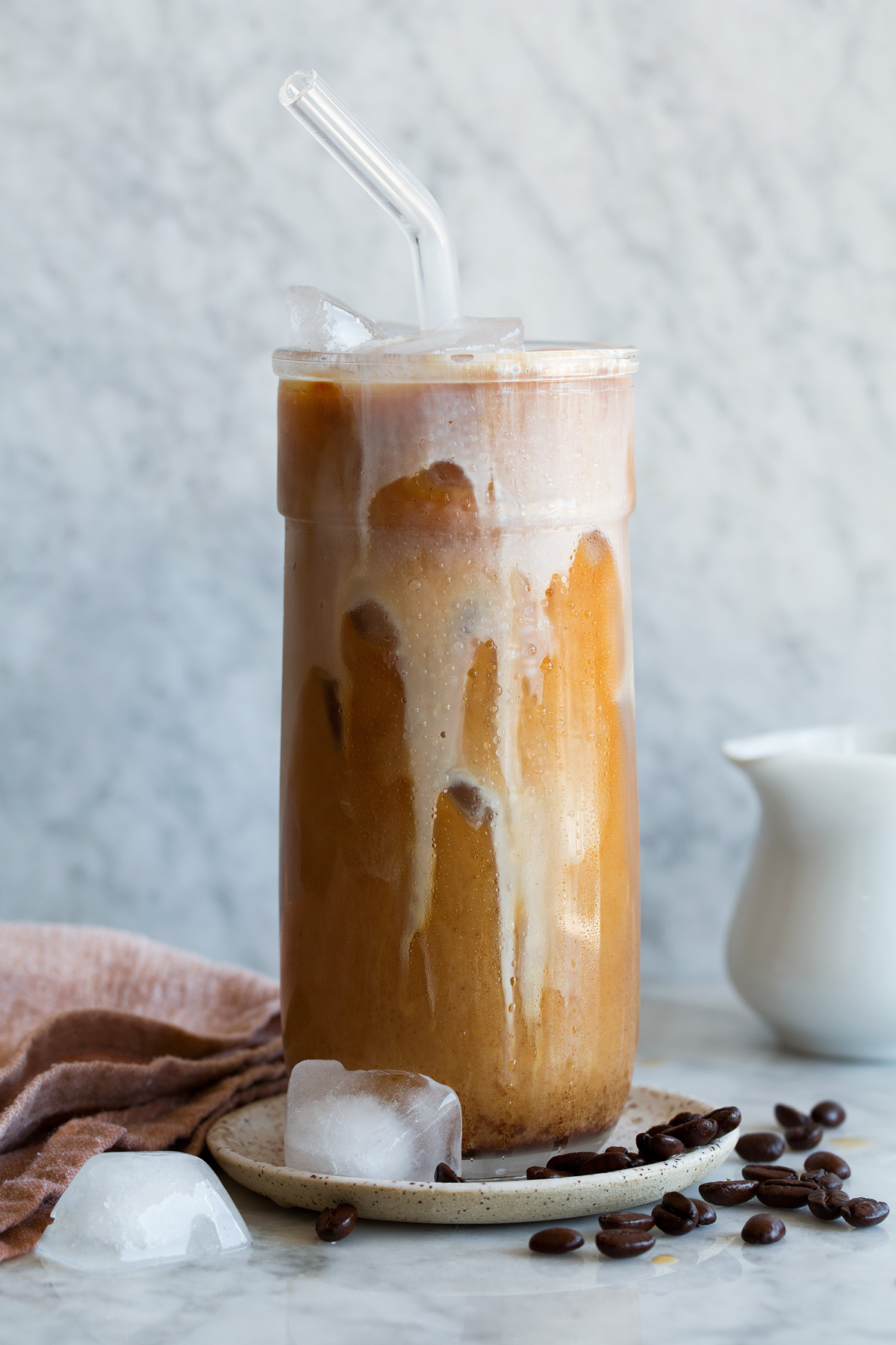 Iced Coffee Iced coffee with cream