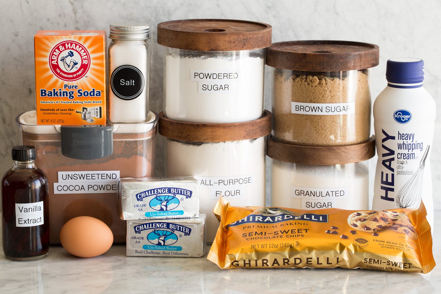 Cookie Cakes Cookie cake ingredients.