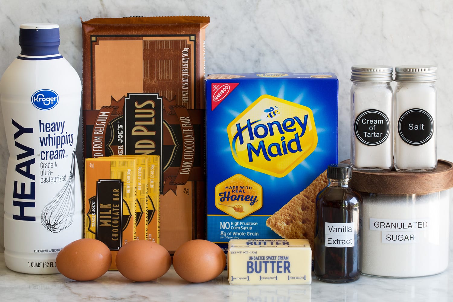 S'mores Pie S'mores pie recipe ingredients.