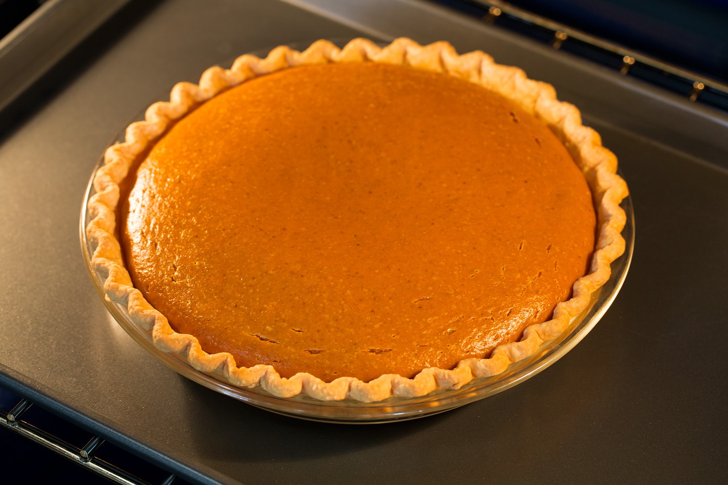 Easy Pumpkin Pie Pumpkin pie baking.