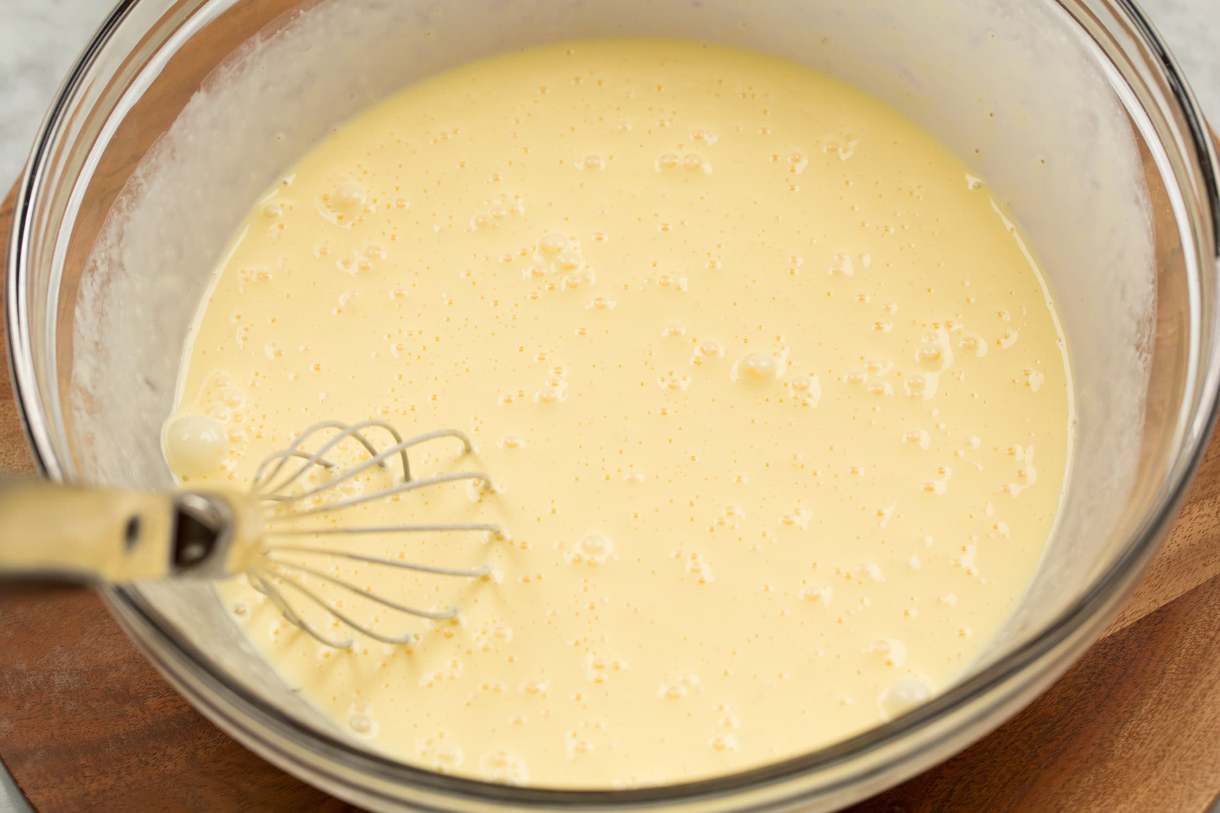 Mini Quiche Eggs and cream blended.