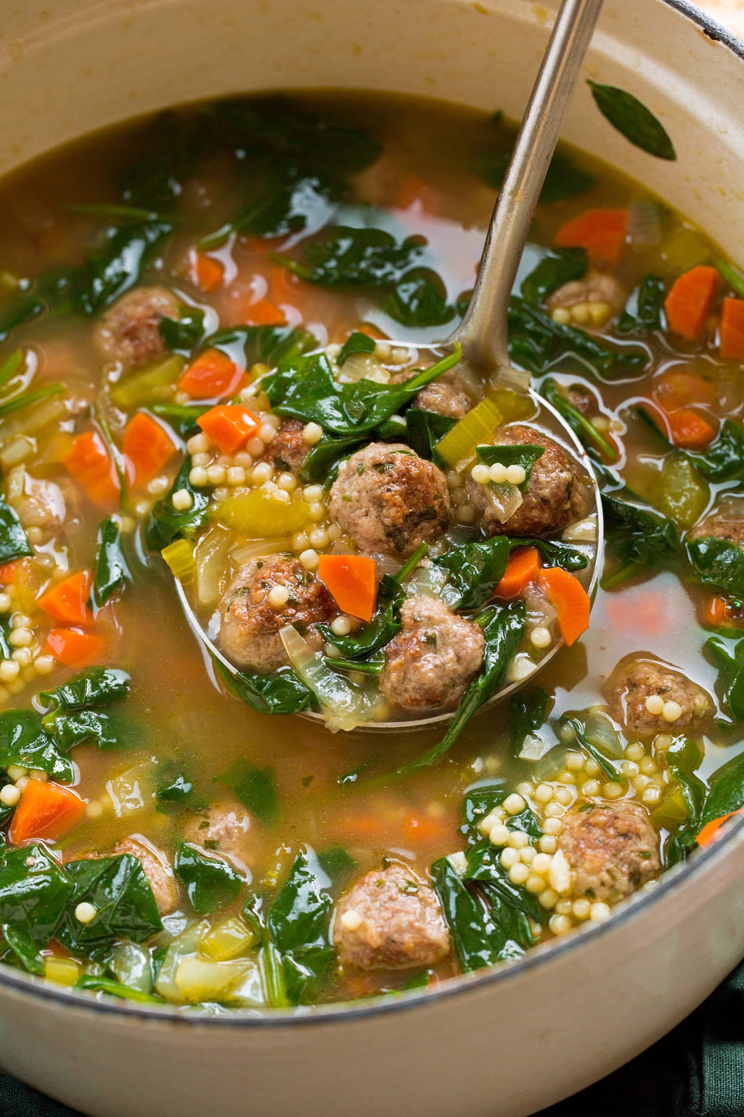Italian Wedding Soup Italian wedding meatball soup.